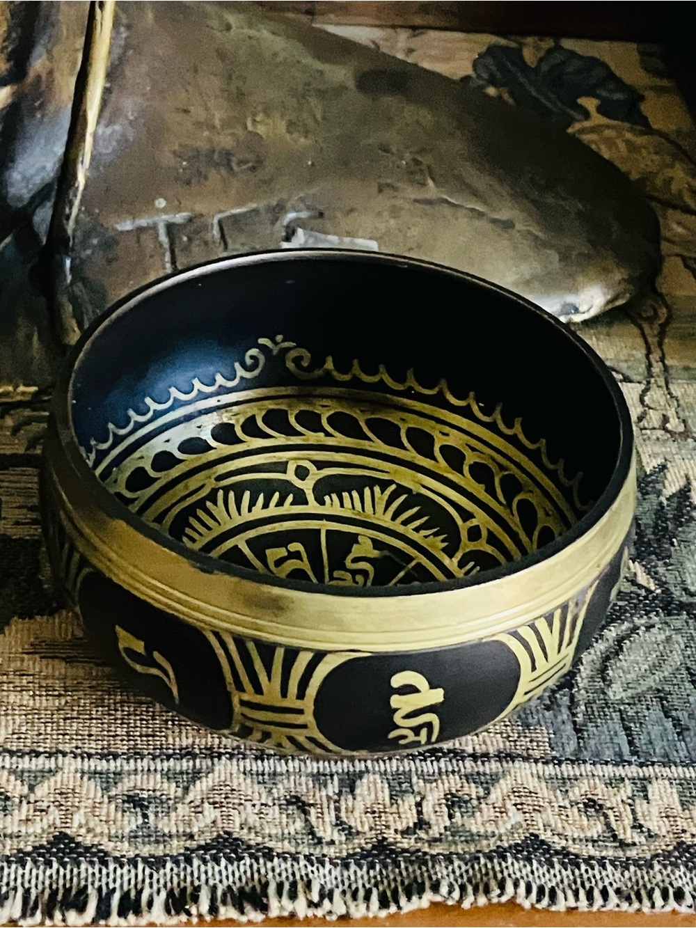 Vintage Buddhist Singing Bowl
